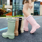 Damen Funktionale Gummistiefel mit verstärktem Knöchelschutz und rutschfester Sohle R&B