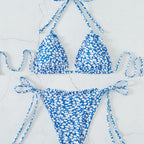 Damen Triangel-Bikini set mit floralen Mustern R&B