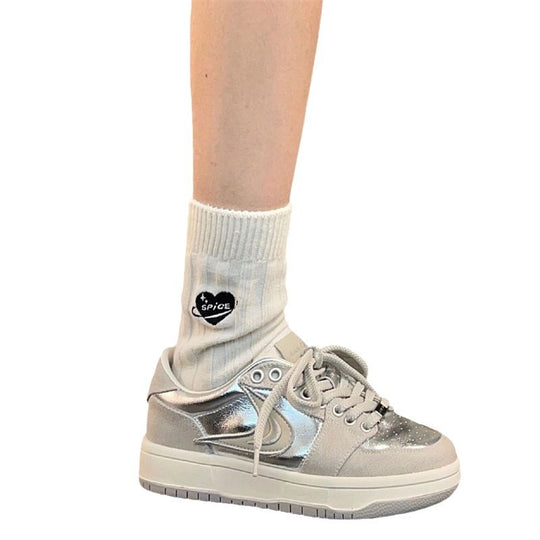 Damen Sportliche Sneakers mit reflektierendem Obermaterial und gepolsterter Innensohle R&B