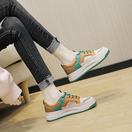 Damen modische Sneakers mit gepolstertem Innenfutter und robustem Sohlenprofil R&B