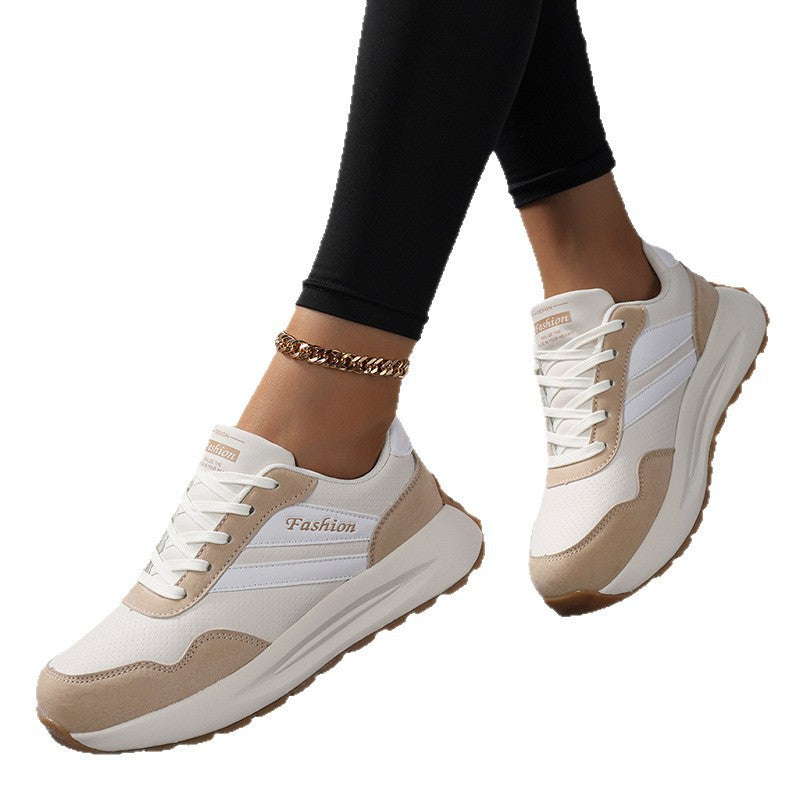 Damen Sportliche Freizeit-Sneaker mit atmungsaktivem Obermaterial und komfortabler Dämpfung