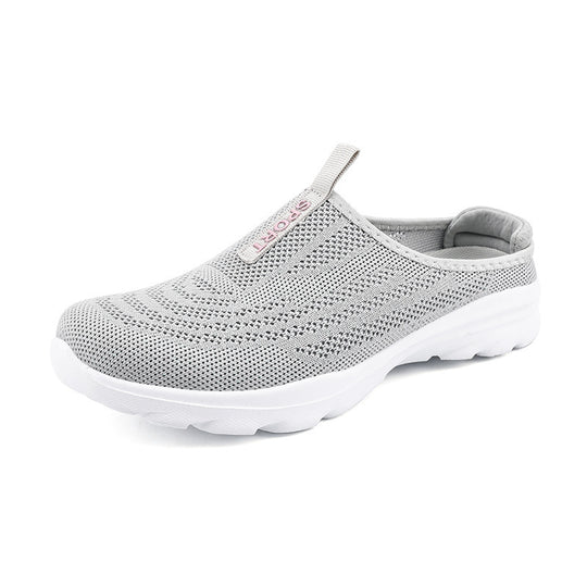 Damen Bequeme Slip-On Freizeitschuhe aus atmungsaktivem Mesh R&B