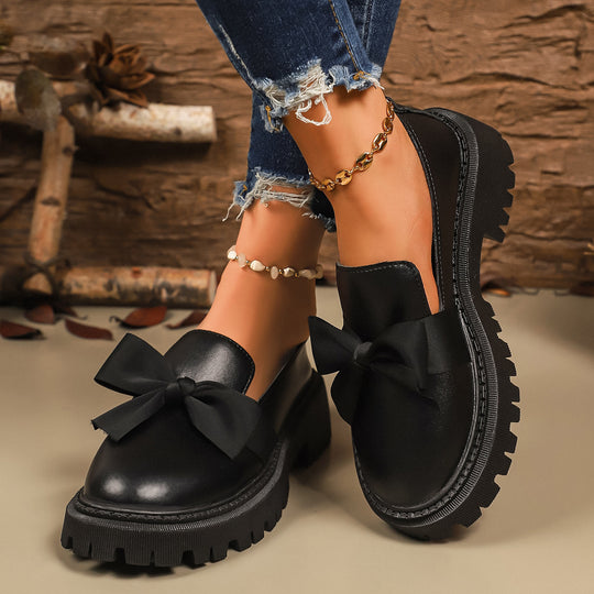 Damen Bequeme Slipper mit Bogen-Applikation R&B