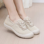 Damen Atmungsaktive Freizeit-Sneaker mit flexibler Sohle und elastischem Schnürsystem R&B