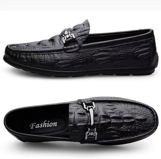 Herren Elegante Mokassins aus hochwertigem Leder mit modischem Detail R&B