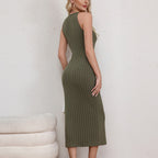 Damen Langarm Kleid R&B