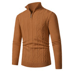 Herren eleganter Rollkragenpullover mit Strukturdesign R&B