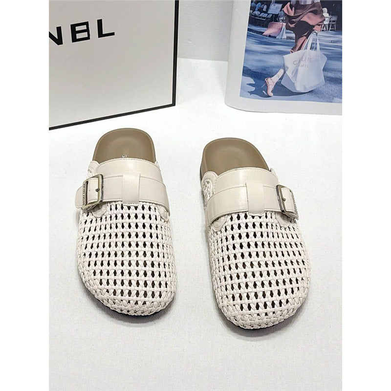 Damen komfortable Clogs mit modischem Riemendesign R&B