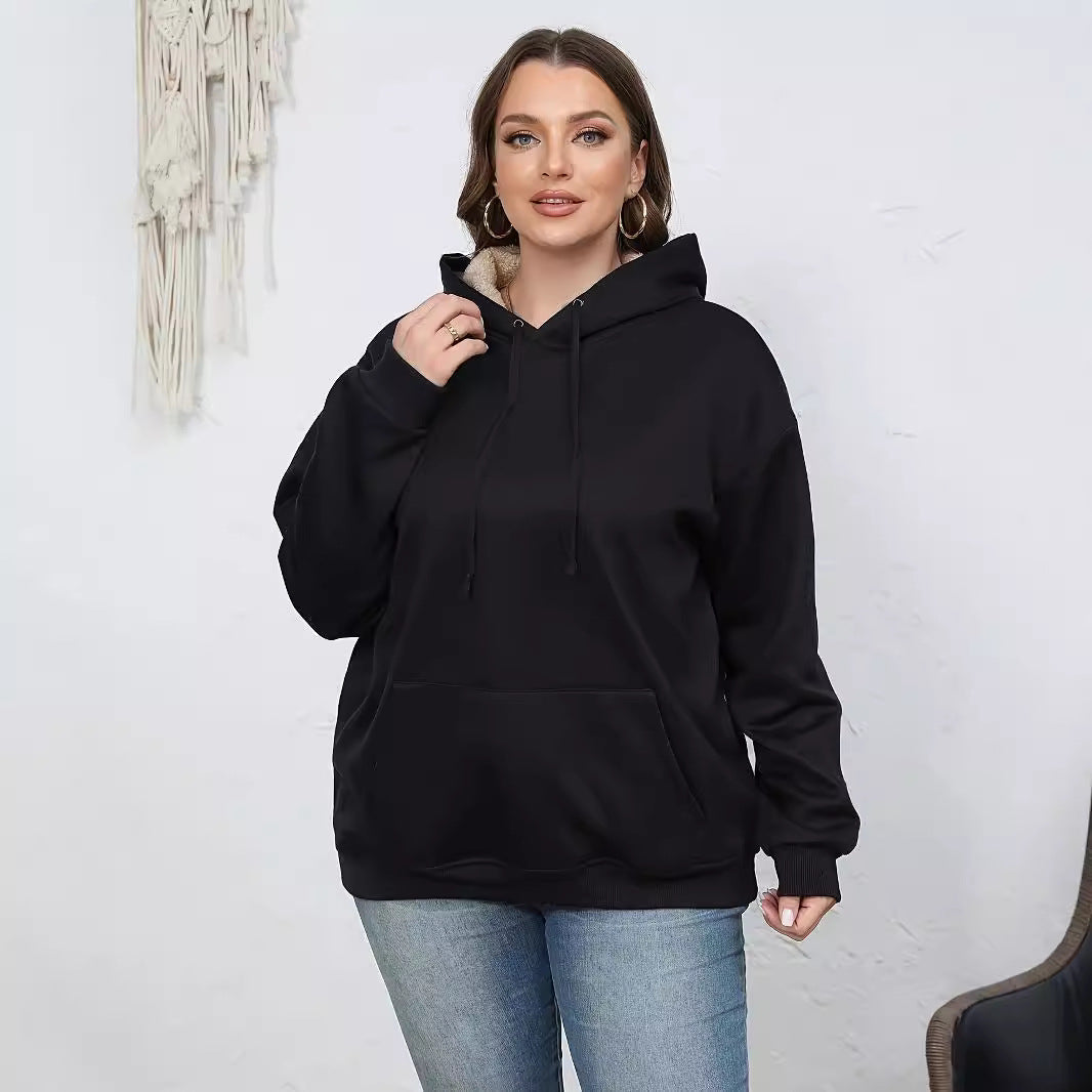 Damen Kapuzenpullover mit kuscheligem Innenfutter und oversized Passform R&B