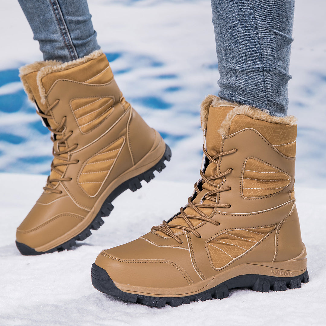 Damen Winterstiefel mit isolierendem Innenfutter und rutschfester Profilsohle R&B