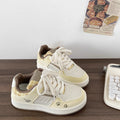 Damen Sneakers im modernen Karomuster mit bequemer Dämpfung R&B