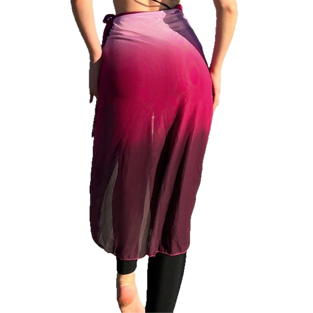Damen Wickelrock mit sportlichen Leggings R&B