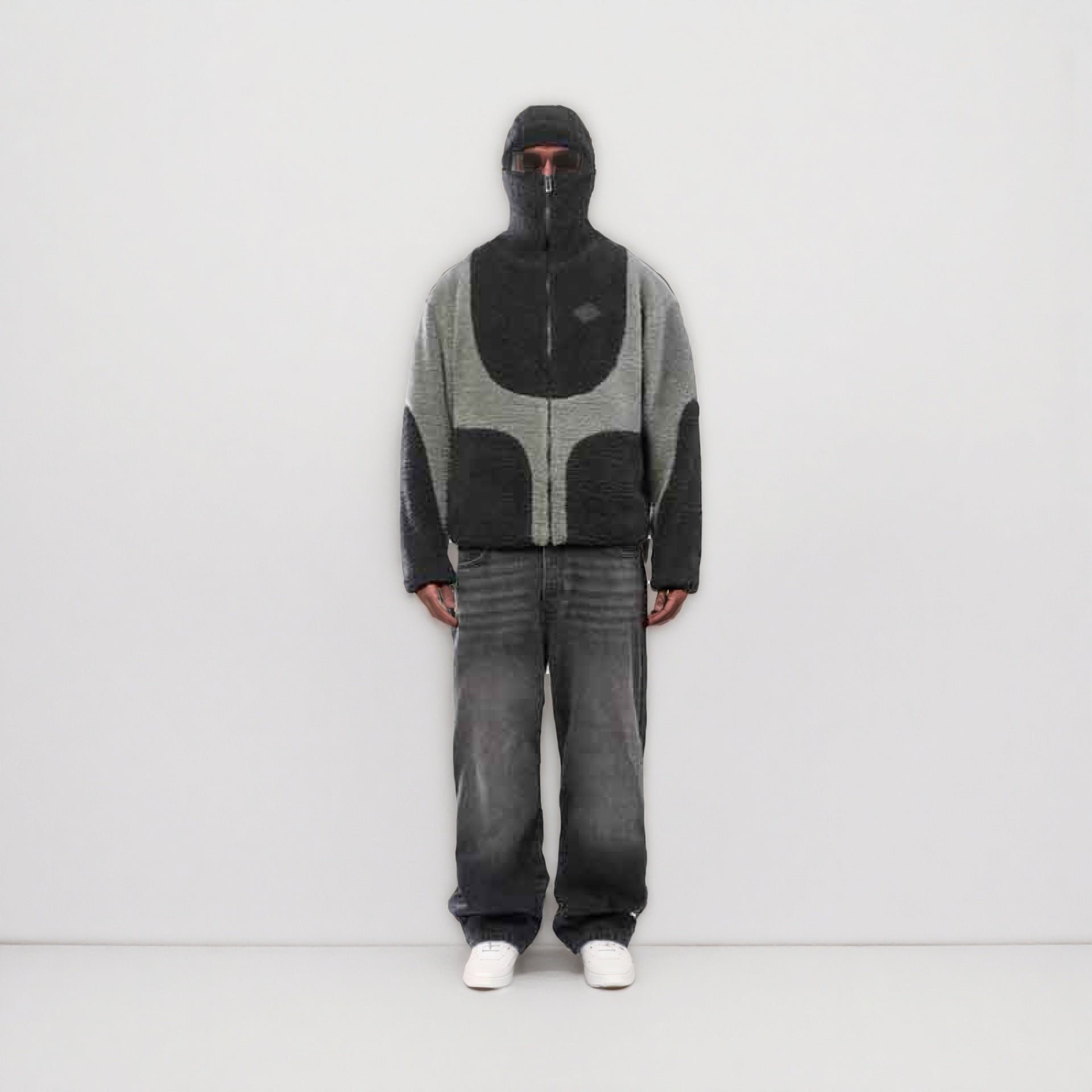 Damen Fleecejacke mit hohem Kragen und praktischen Reißverschlusstaschen R&B