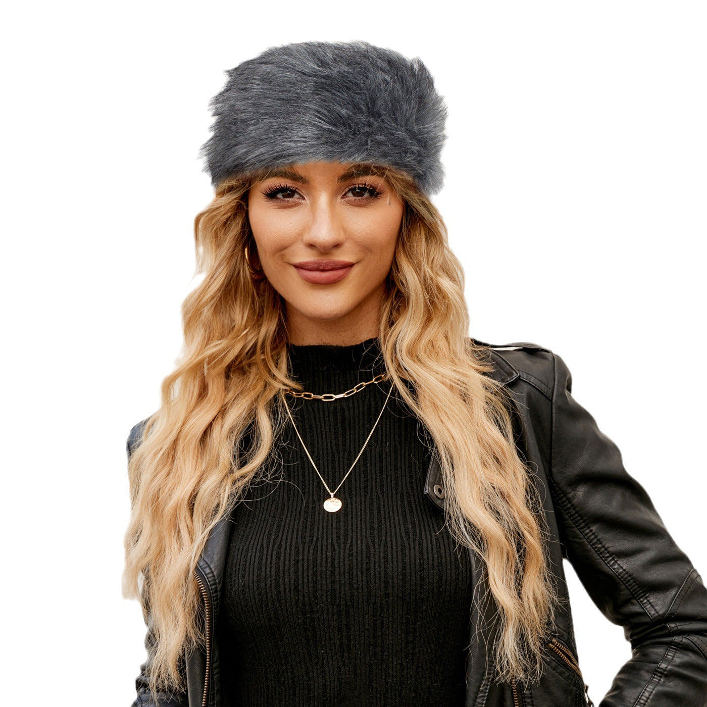 Damen Kuscheliger Fleece-Hut mit modischem Design R&B