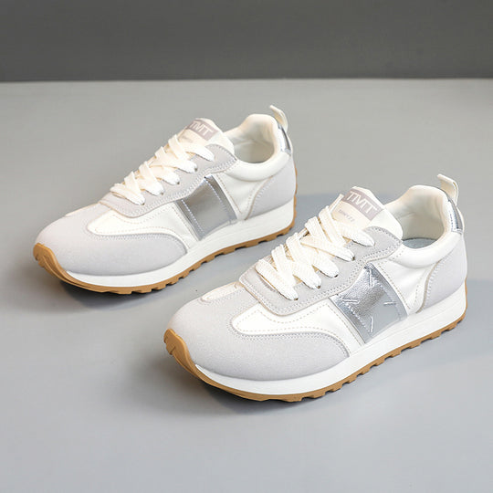 Damen sportliche Sneakers mit atmungsaktiver Mesh-Oberfläche und dämpfendem Sohlenprofil R&B