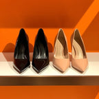 Damen spitze High Heel Pumps mit glänzender Oberfläche R&B