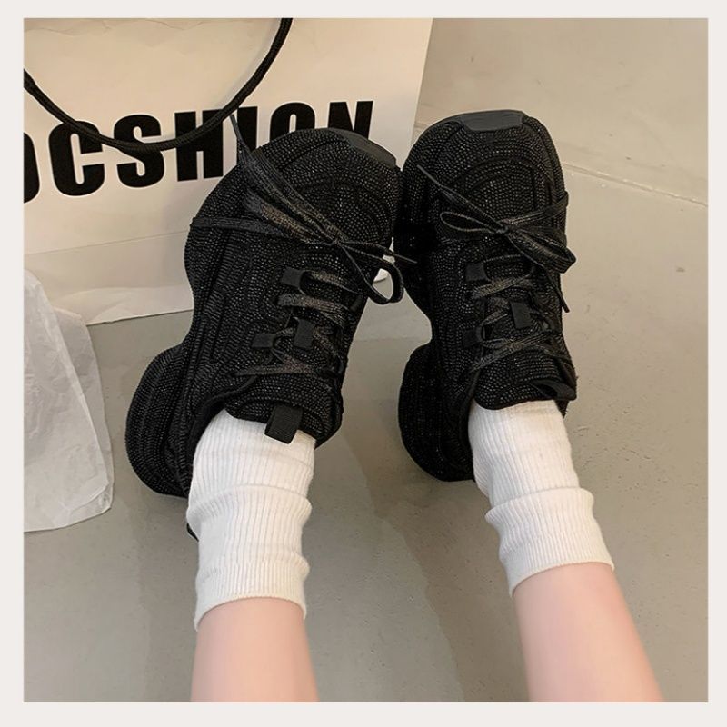 Damen bequeme Chunky Sneaker mit atmungsaktiver Obermaterial R&B