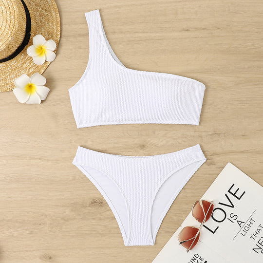 Damen Triangel-Bikini mit asymmetrischem Schnitt und aufregendem Design R&B
