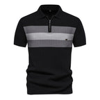 Herren Polo-Shirt mit modernen Strukturmustern