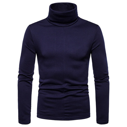 Herren Rollkragenpullover aus weichem Strickmaterial R&B