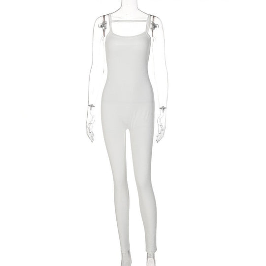 Damen Langärmeliger Jumpsuit mit schmalem Schnitt R&B
