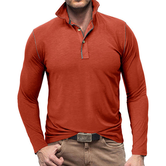 R&B | Pique Pullover Slim Passform Weiches Baumwollgefühl Langärmliger Stylischer Passform