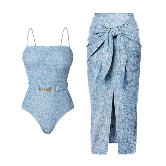 Damen Bikiniset mit Wrap-Rock R&B