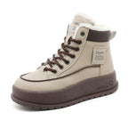 Damen Winterstiefel mit flauschigem Innenfutter und rutschfester Sohle R&B