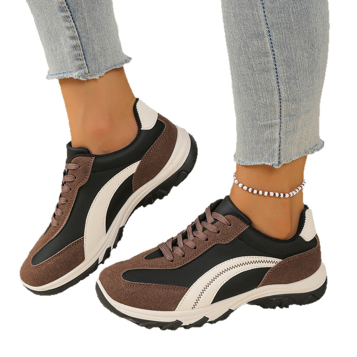 Damen Sportliche Freizeitsneaker mit atmungsaktivem Obermaterial R&B