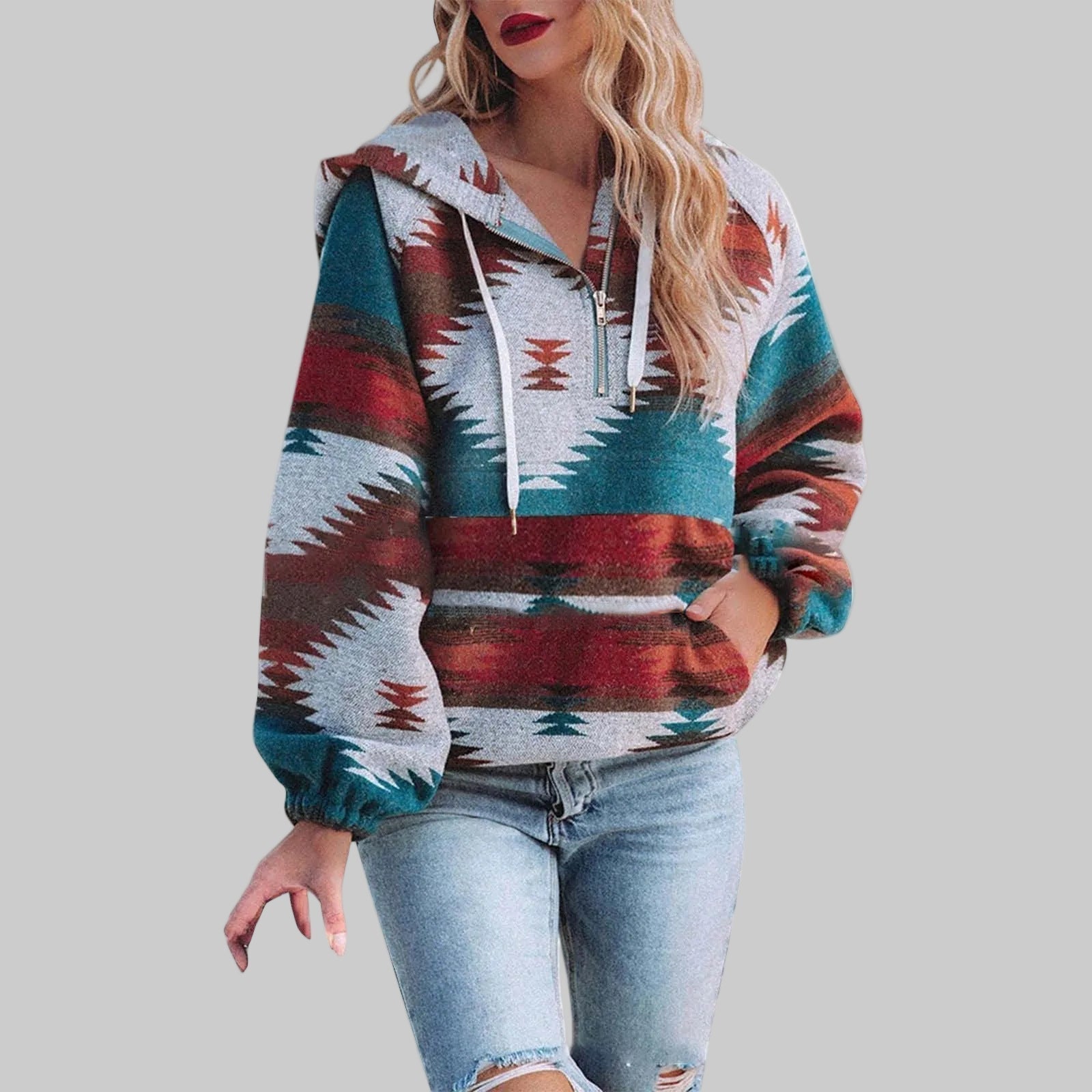 R&B | Hoodie mit Einzigartigem Muster