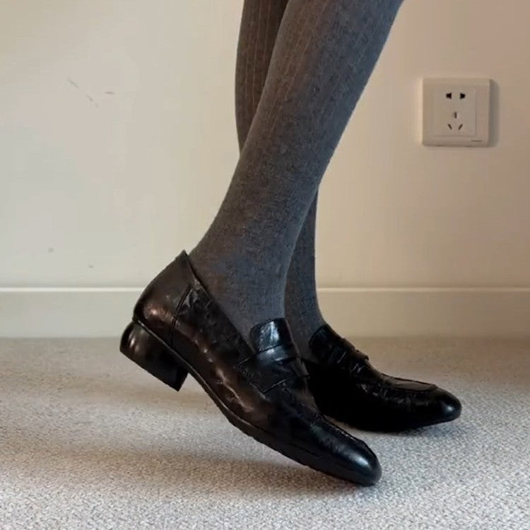 Damen Mokassins mit elegantem Riemen und bequemer Sohle R&B