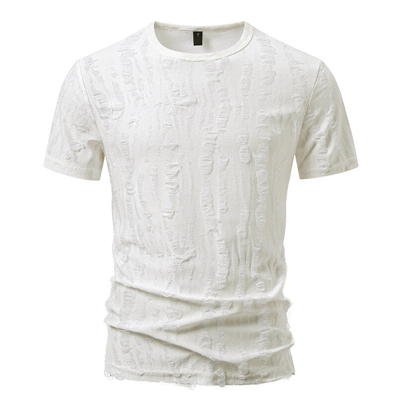 Herren T-Shirt mit strukturiertem Vintage-Design