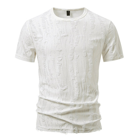 Herren T-Shirt mit strukturiertem Vintage-Design R&B