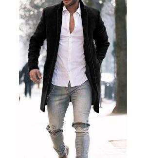 Herren elegante Wolljacke R&B