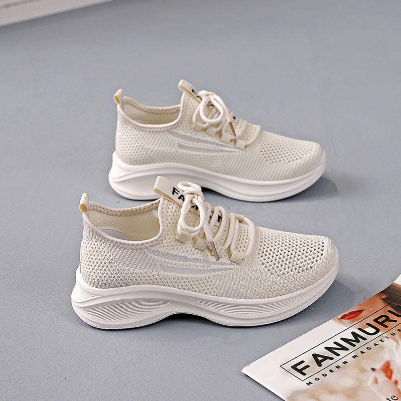 Damen Leichte Atmungsaktive Sneakers mit rutschfester Laufsohle R&B
