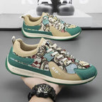 Damen Sportliche Sneakers mit modischem Motiv und gepolsterter Sohle R&B