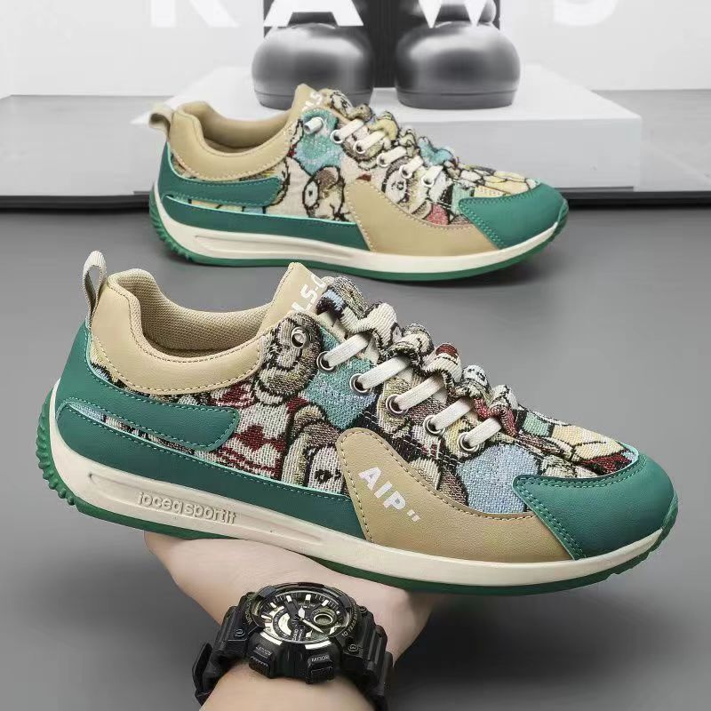 Damen Sportliche Sneakers mit modischem Motiv und gepolsterter Sohle R&B