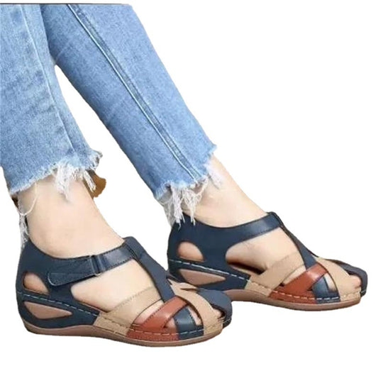 Damen Atmungsaktive Riemensandaletten mit elegantem Designschnitt und verstellbarem Riemen R&B