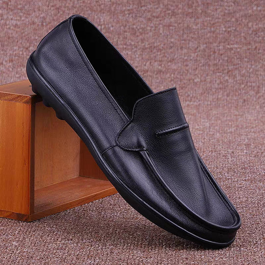 Herren elegante Lederloafers mit rutschfester Sohle R&B