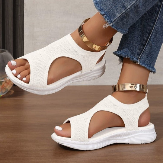 Damen Komfortable Freizeit-Sandalen mit atmungsaktivem Obermaterial und rutschfester Sohle R&B