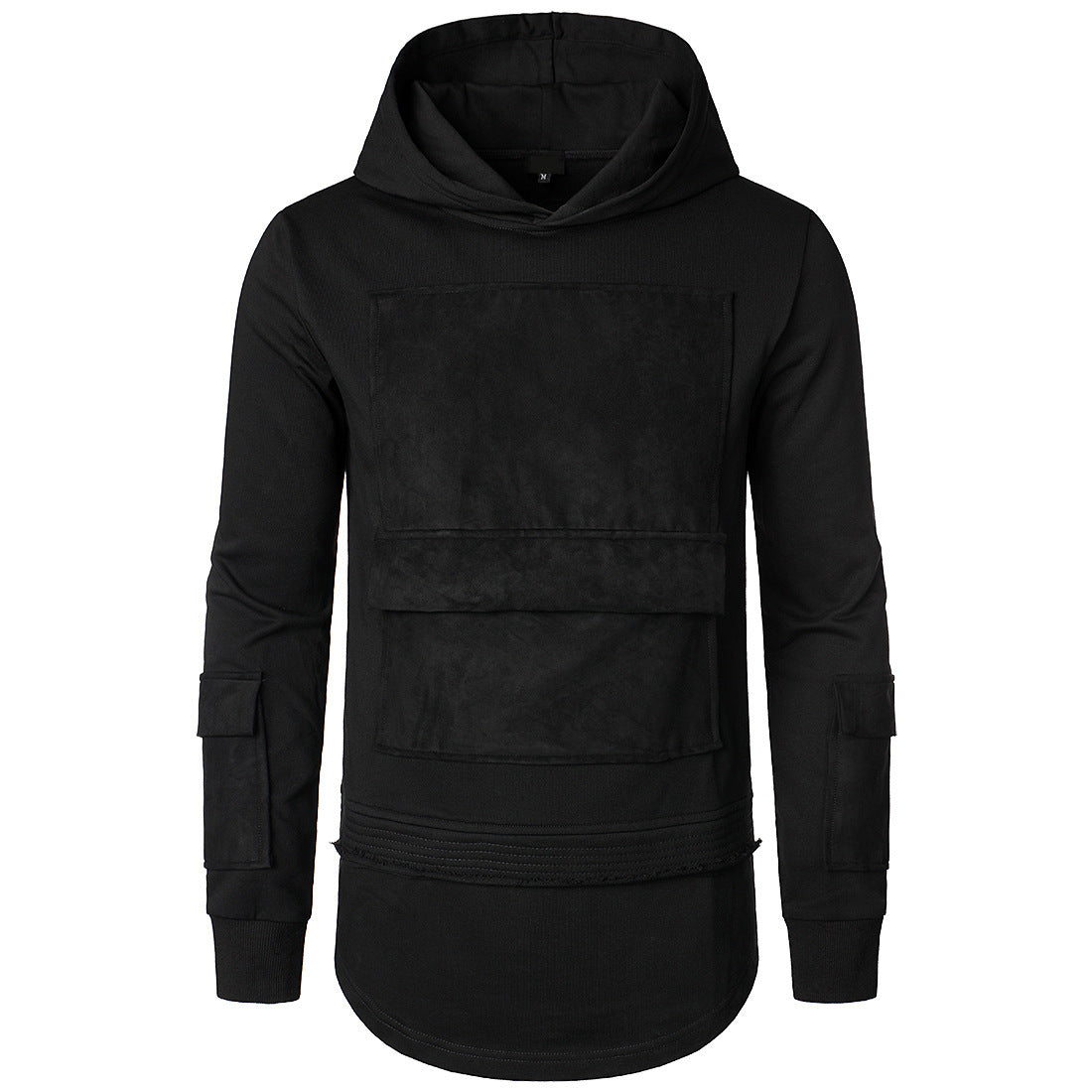 Herren modischer Hoodie mit integrierten Taschen und einzigartigem Design