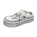 Damen Freizeitsneaker mit modischem Plateau-Design und atmungsaktivem Obermaterial EB