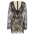 Damen Spitzenkleid mit verführerischem Schnitt und filigranen Details R&B
