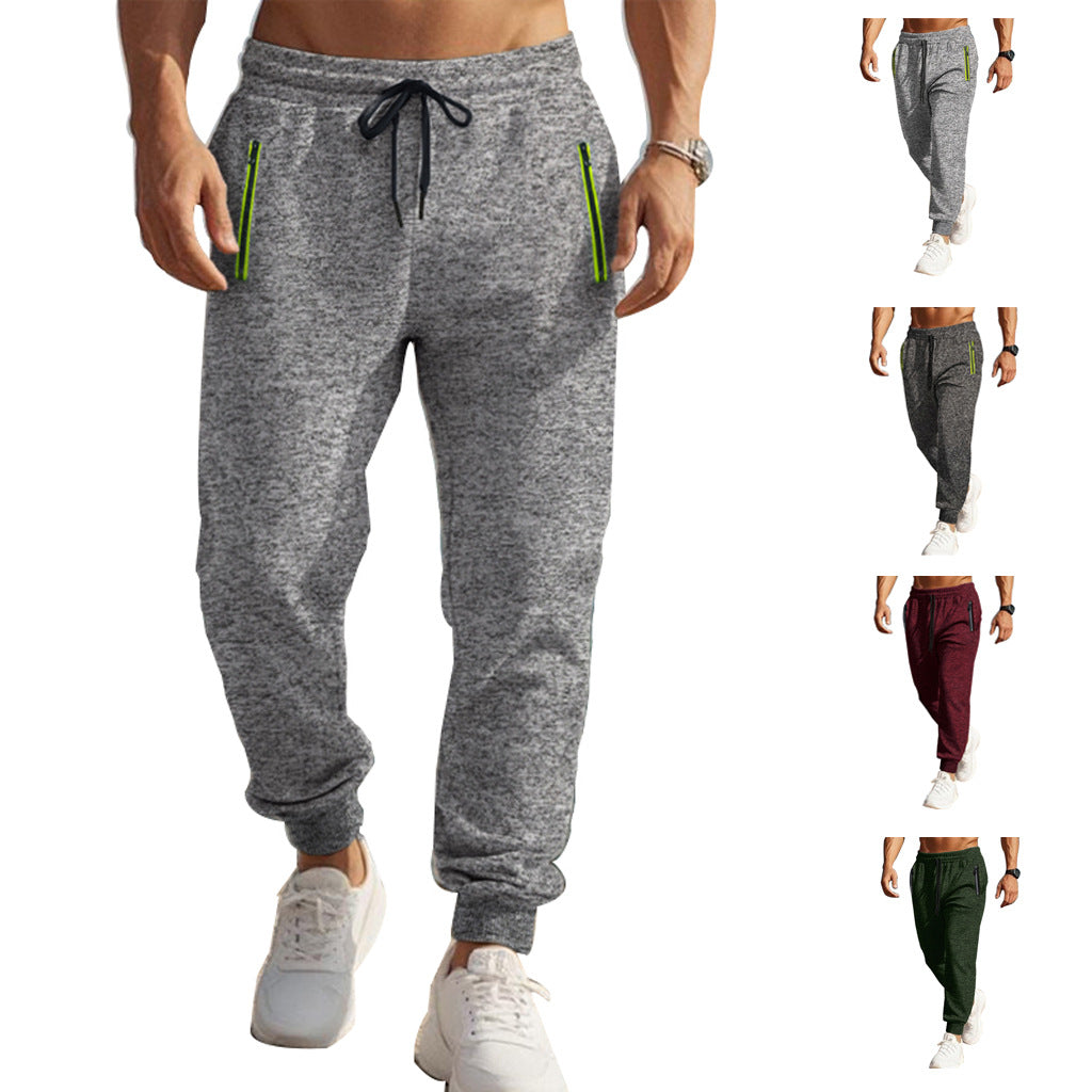 Herren Sportliche Jogginghose mit seitlichen Reißverschlusstaschen