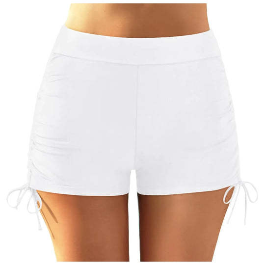 Damen sportliche Badeshorts mit verstellbarem Bund R&B