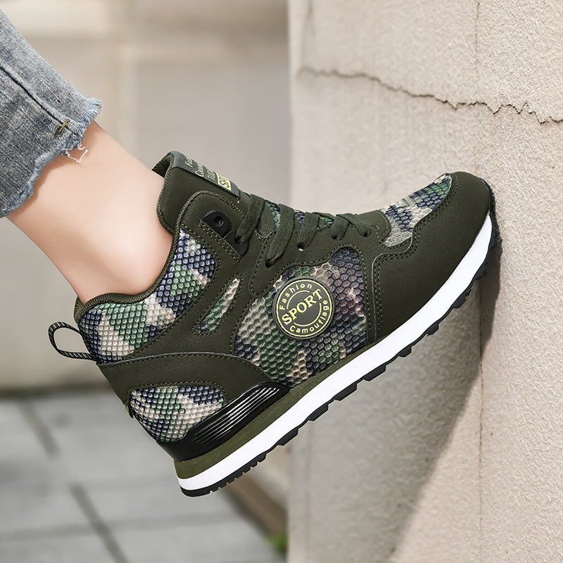 Damen Hochsneaker im trendigen Camouflage-Design