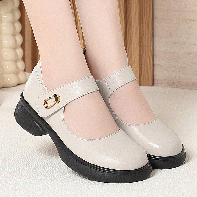 Damen Mary Jane Schuhe mit anatomischer Sohle und elegantem Riemen