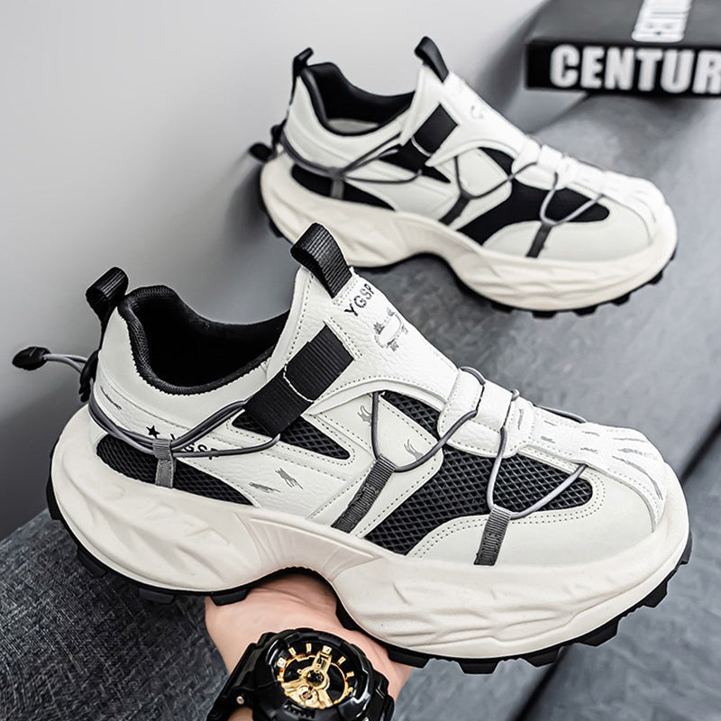 Damen Sportliche Sneakers mit atmungsaktiver Netzstruktur und stoßdämpfender Sohle
