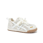 Damen Atmungsaktive Freizeit-Sneaker mit trendigem Mesh-Obermaterial und verspieltem Schnürdesign R&B