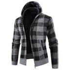 Herren modische Kapuzenjacke mit weichem Innenfutter